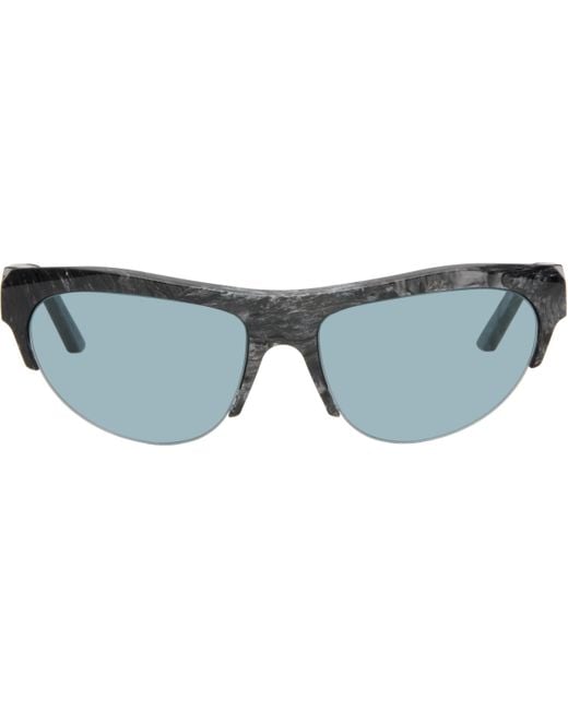 Retrosuperfuture Black Ora Sunglasses for men