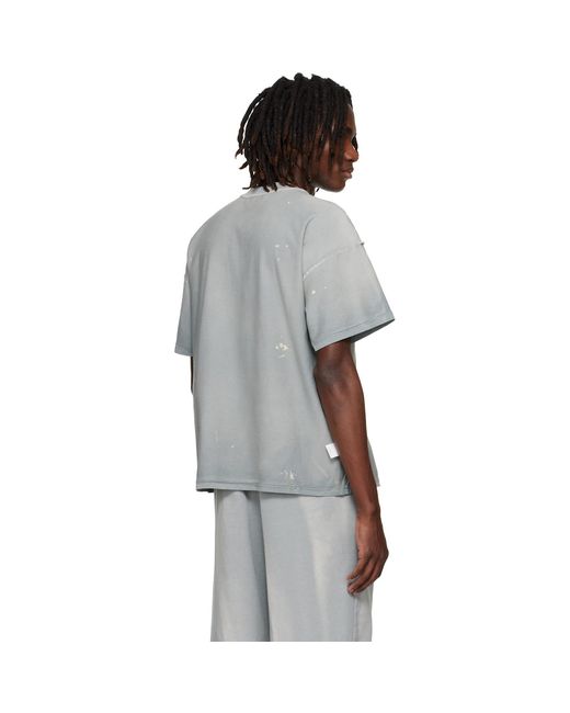 ALEXANDER DIGENOVA Black Inside-Out T-Shirt for men