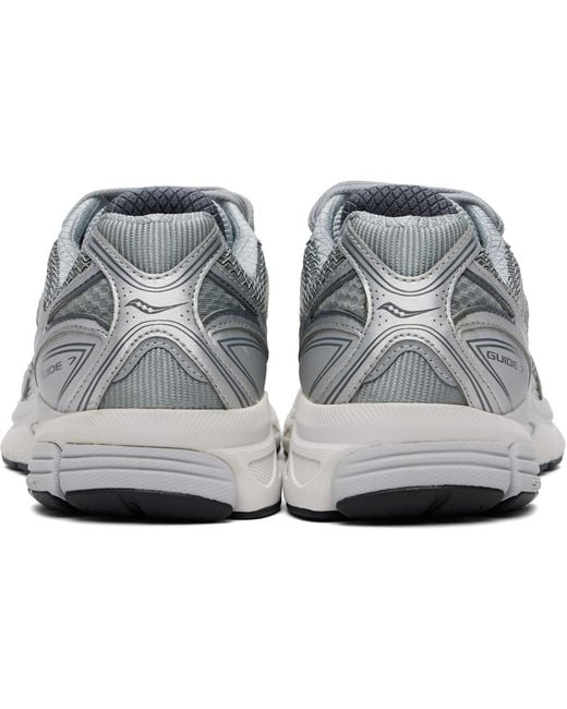 Saucony Gray Progrid Guide 7 Sneakers for men