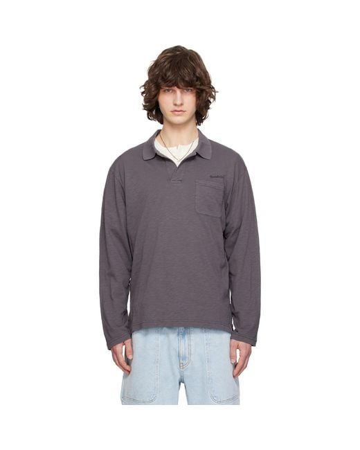 Sanderlak Purple Jersey Polo for men