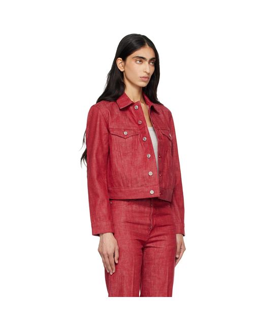 A.P.C. Red Dion Denim Jacket
