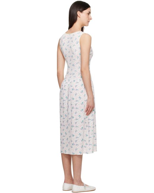 Ashley Williams Black Pointelle Midi Dress