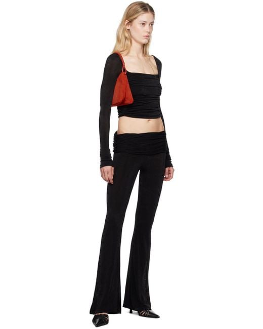 GUIZIO Black Azia Lounge Pants