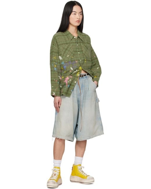 R13 Yellow Kurt High Top Sneakers