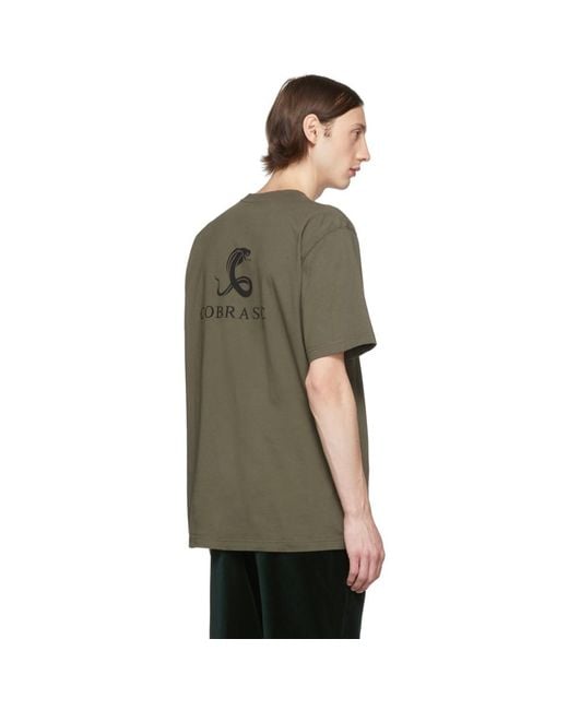 Cobra S.C. T-shirt en jersey kaki homme de coloris vert
