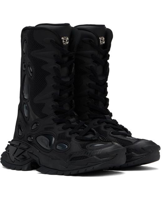 Rombaut Black Nucleo Lace-Up Boots for men