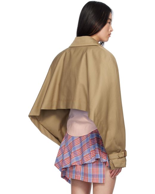 コート VIVIENNE WESTWOOD 'Cut Off Graziano' trench coat Multicolor Vivienne Westwood Cut Off Graziano Trench Coat | Lyst
