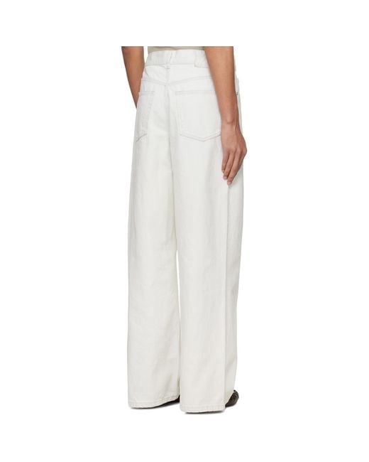 A.P.C. White Clyde Jeans for men