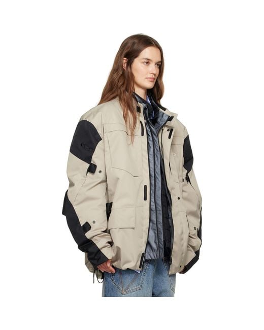 Vetements Natural Biker Parka Coat & Jackets Set