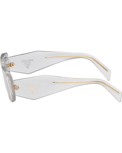 Prada Gray 'Prada Symbole' Sunglasses