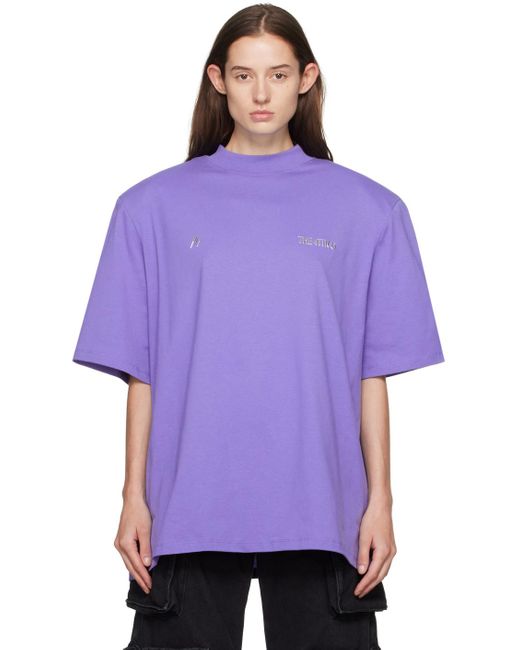 The Attico Purple Kilie T-shirt