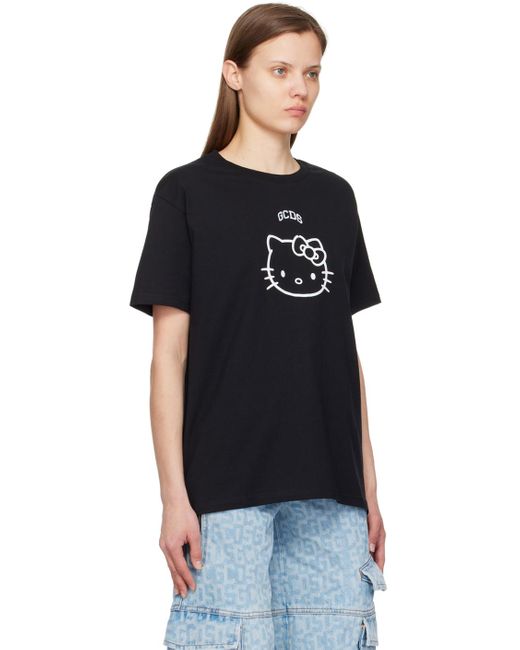 T-shirt décontracté noir - hello kitty Gcds en coloris Black