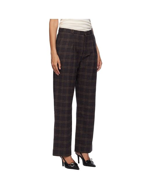 R13 Black Relaxed Trousers