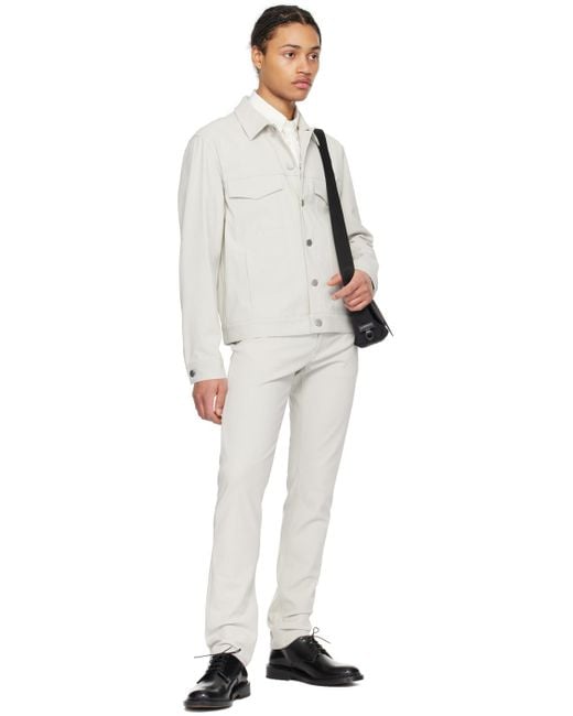 Theory Off-white River Jacket for men