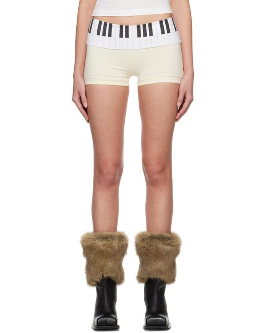 PRAYING Off- Piano Shorts in Black | Lyst UK