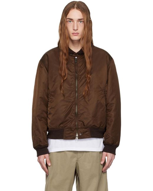 Engineered Garments Brown Insulated Bomber Jacket for men