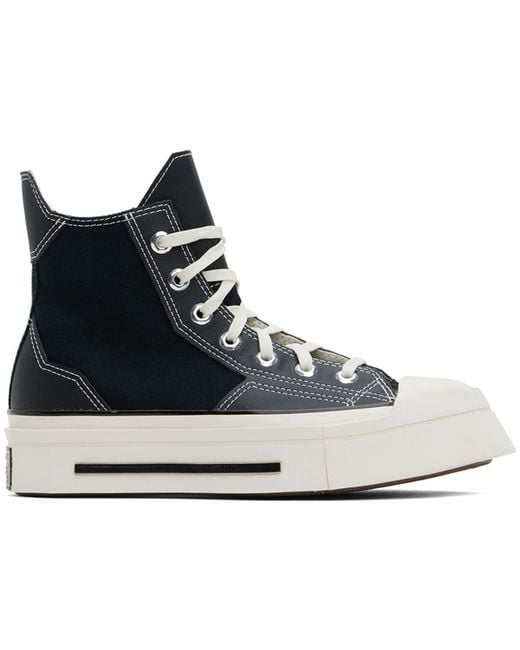 Converse Black Chuck 70 De Luxe Squared High Top Sneakers