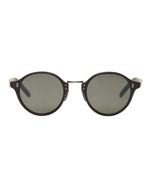 Oliver Peoples Multicolor Black Vintage Op-1955 Sunglasses for men