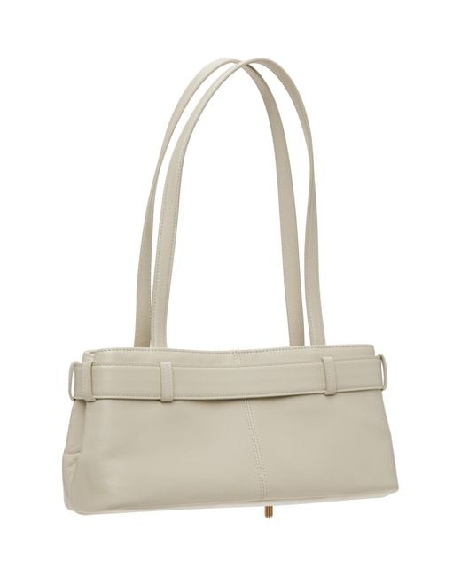 OSOI Metallic Off- Shoulder Brocle Mini Bag