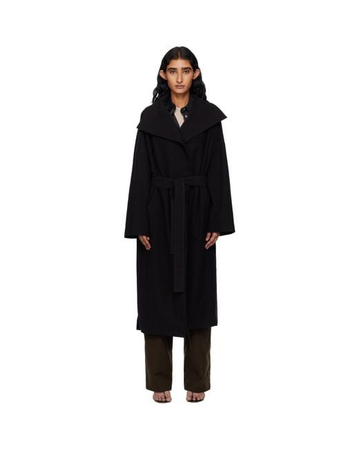 GIA STUDIOS Black Grace Long Coat