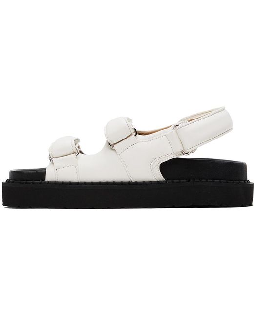 Isabel Marant Black White Madee Sandals