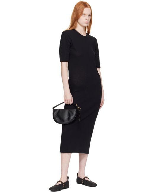 Rag & Bone Black Spire Straw Mary Jane Ballerina Flats