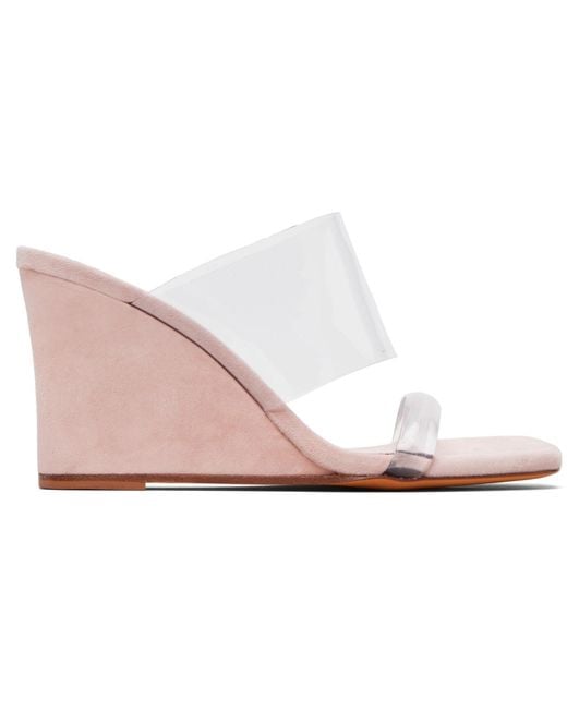 Maryam Nassir Zadeh Black Olympia Wedge Heeled Sandals
