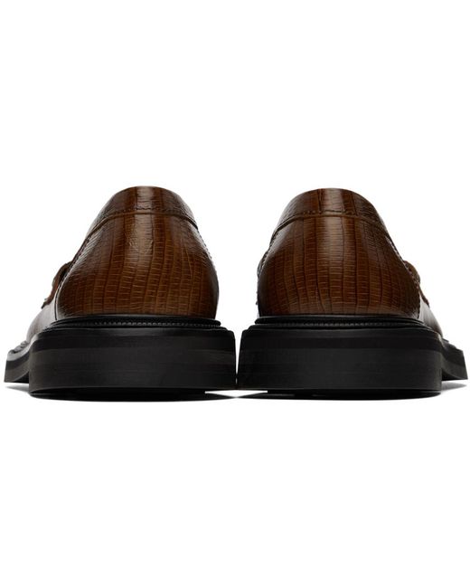 VINNY'S Black Vinnee Loafers for men