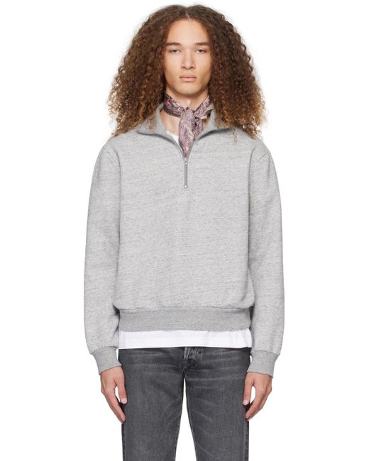 Acne Black Half-zip Sweater for men