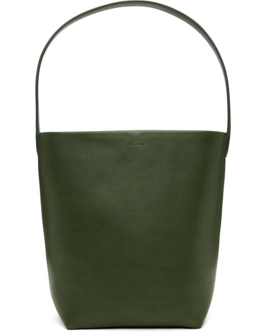 The Row Green Medium N/S Park Tote