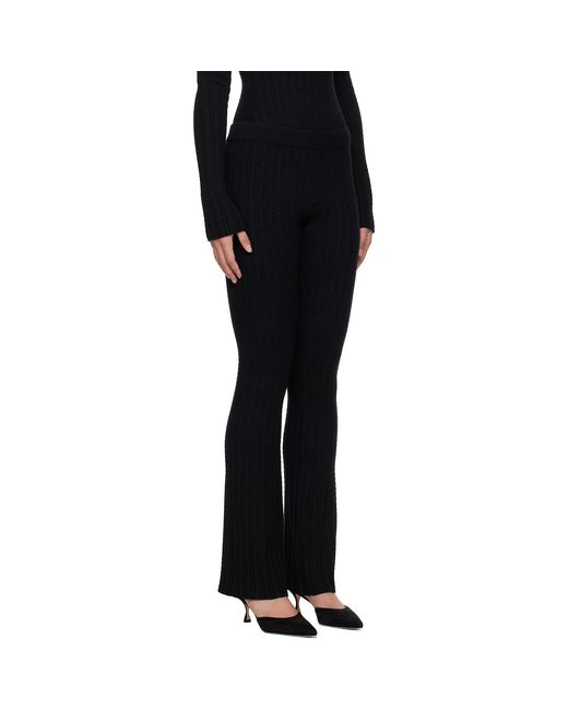 GUIZIO Black Camille Lounge Pants