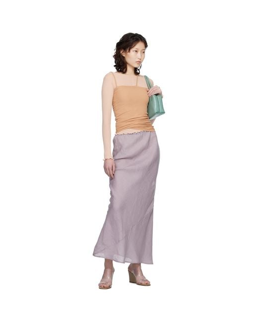 Baserange Multicolor Ssense Exclusive Tan Nida Tank Top