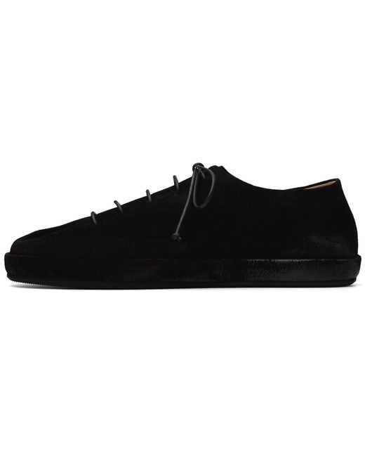 Marsèll Black Scatopelle Suede Sneakers for men