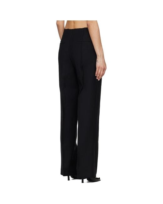 Entire studios Black Zerobound Trousers