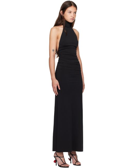 Bec & Bridge Black Larsen Racer Maxi Dress