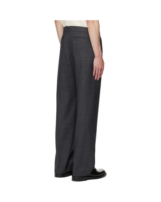 Our Legacy Black Slack Trousers for men