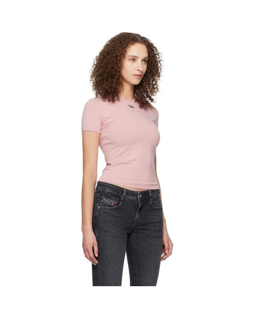 DIESEL Black T-Uncutieslong-Od T-Shirt