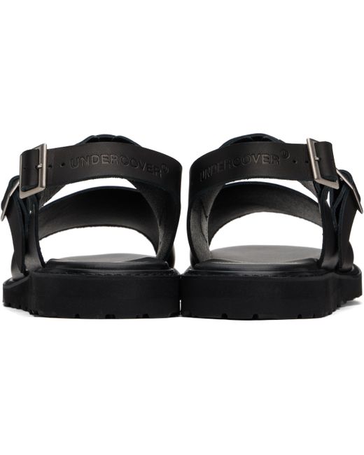 Undercover Black Foot The Coacher Edition Up1E4F01 Sandals for men