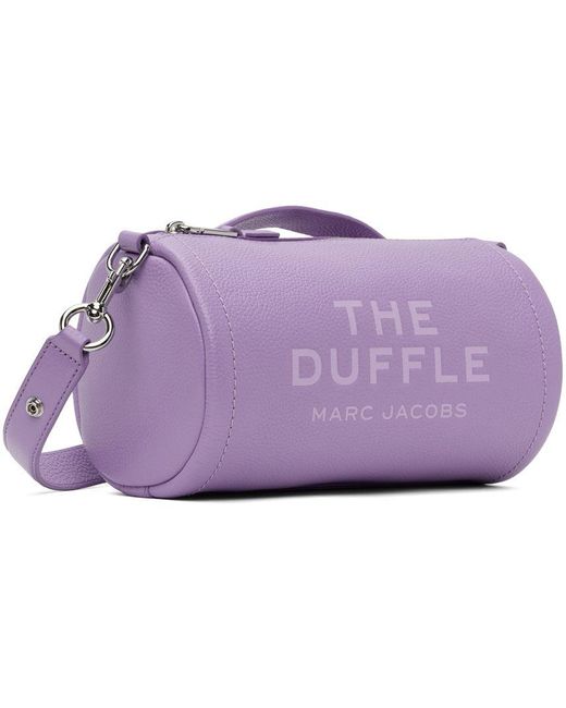 Marc Jacobs Purple 'the Leather' Duffle Bag Lyst
