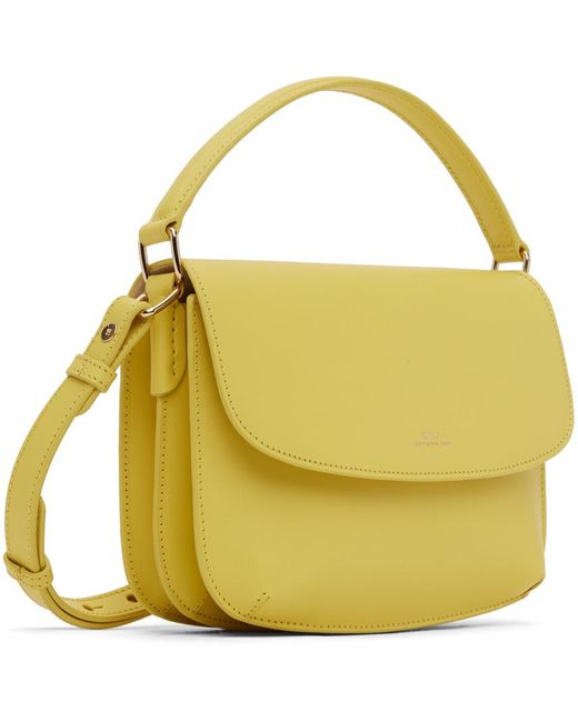 Mini sac à bandoulière sarah jaune A.P.C. en coloris Yellow