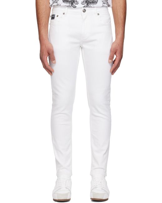 メンズ Versace Jeans Couture ホワイト Dundee スリムジーンズ White