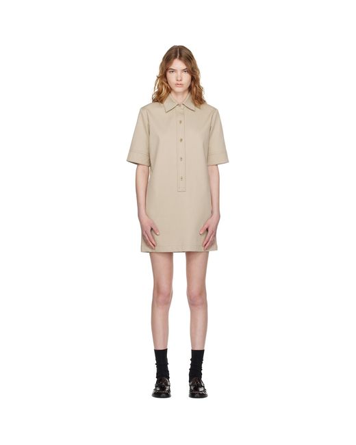 Robe Courte Poly A.P.C. en coloris Black