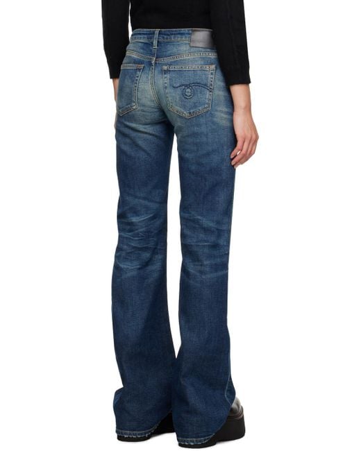 R13 Blue Boy Flare Jeans