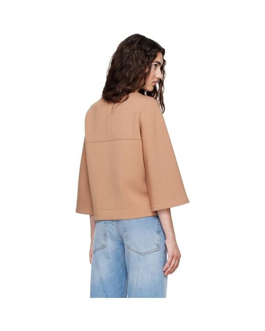 Weekend by Maxmara Blue Tan Vasto Sweatshirt