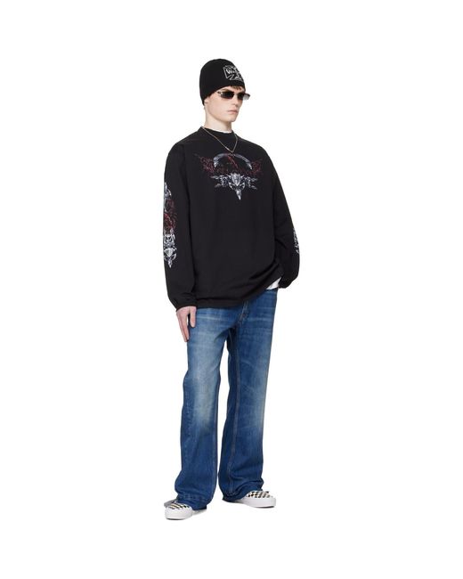 Vetements Blue Bootcut Jeans for men