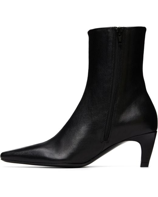 Jude Black Cave Ankle Boots