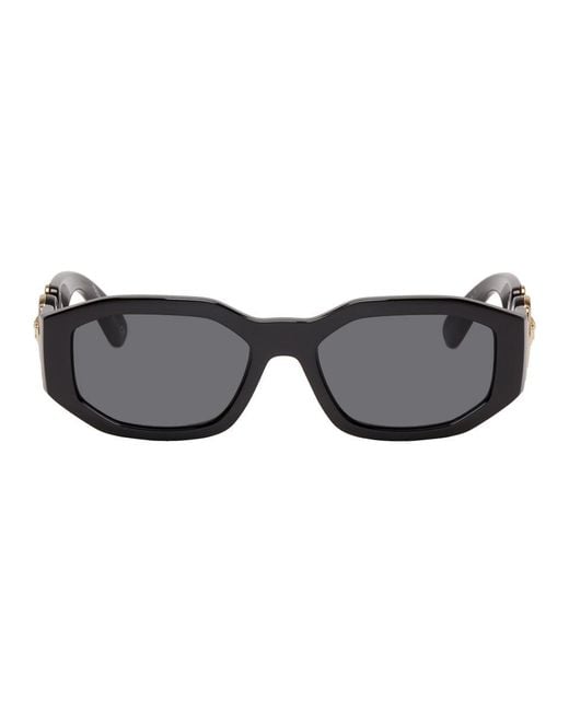 Versace Black Medusa Biggie Sunglasses for Men | Lyst