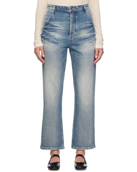 Fax Copy Express Blue 333 Wash Straight Leg Jeans