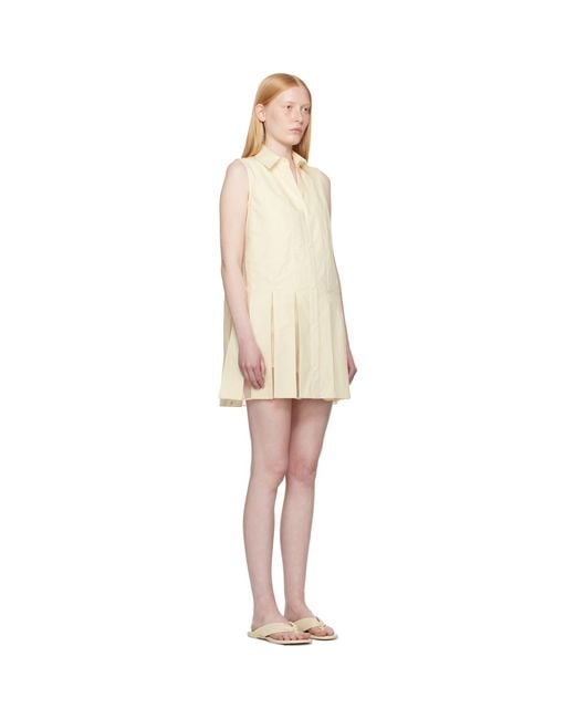 Moncler Black Off- Cotton Silk Shirt Minidressshorts Set