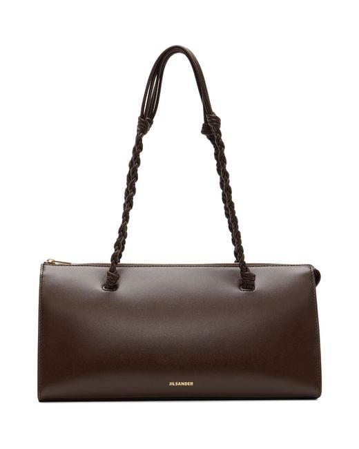 Jil Sander Brown Tangle Tent Bag